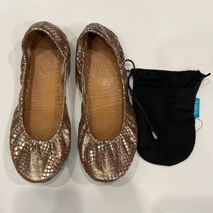 Tieks Wild Copper ballet flats size 7